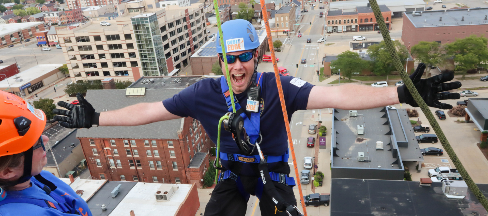 CHECK OUT WHO IS GOING OVER THE EDGE 